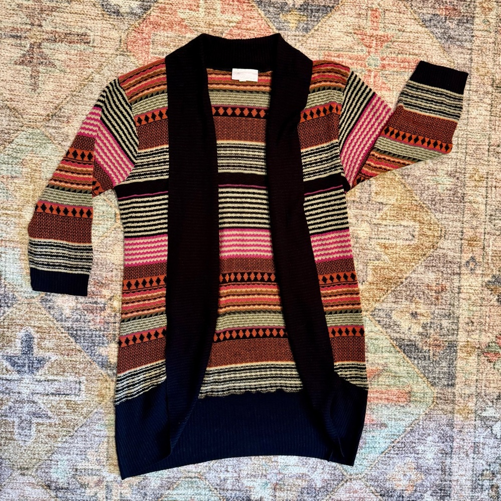 Allison Brittney Open Cardigan. Sz. Large